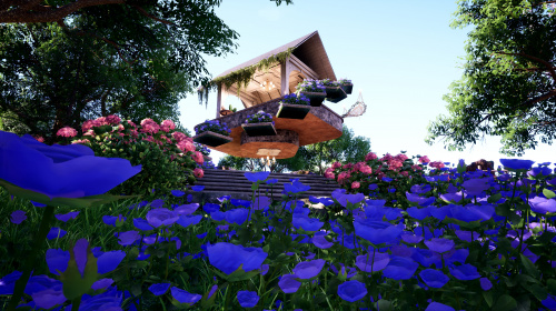 Crafting Area with a Micro House