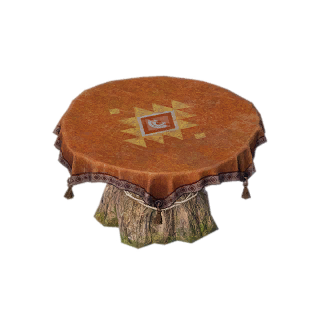 Soft-Fabric Round Table