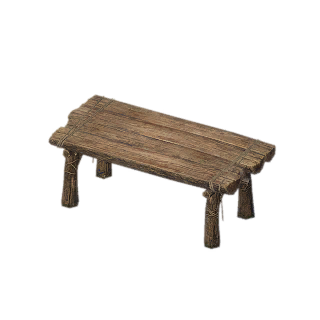 Plain Wood Tea Table