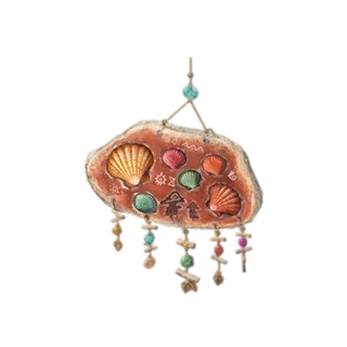 Shell Mud Board Ornament
